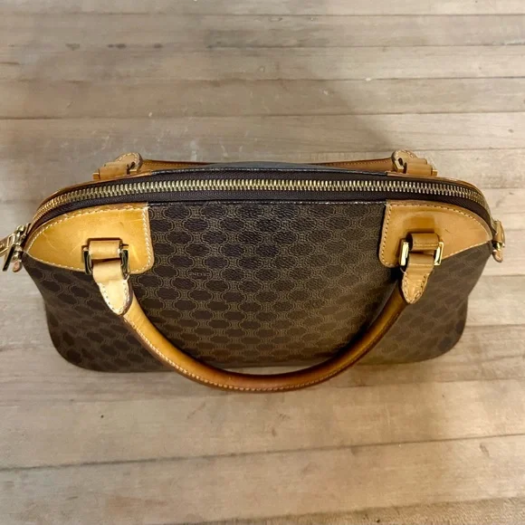 Celine Brown and Tan Handbag - Picture 6 of 15